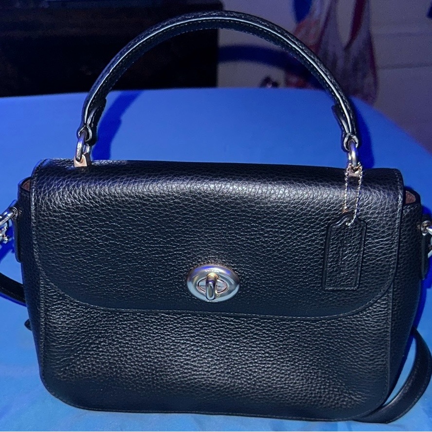 Coach Black Leather Handbag (Unused)